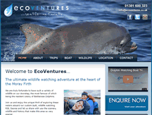 Tablet Screenshot of ecoventures.co.uk